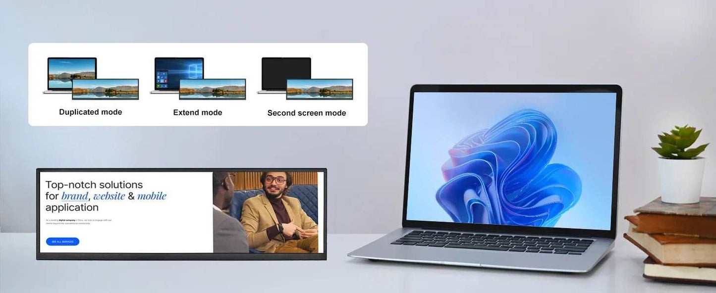 Portable 12.3/14.5 Inch Touch Monitor for PC