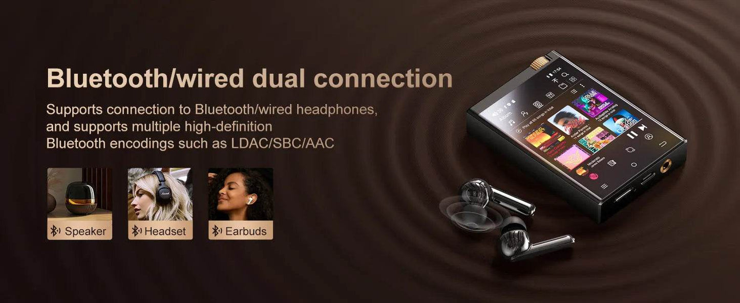 Hi-Fi MP3 Player with Bluetooth , DSD High-Resolution