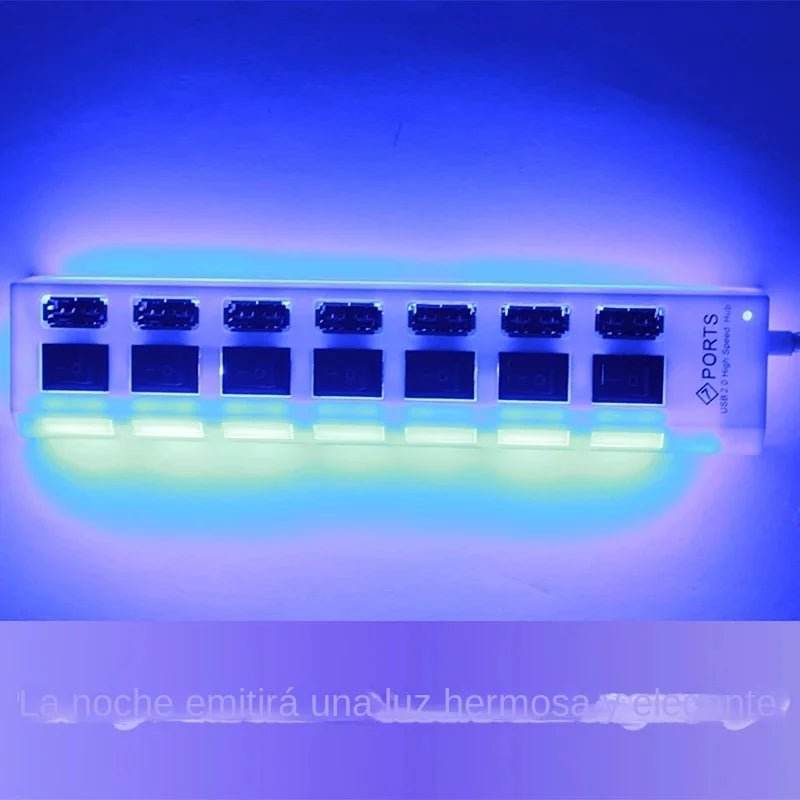 4-Port USB 2.0 Hub - Multi USB Splitter Expander