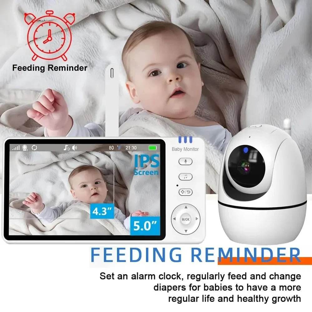 5" Video Baby Monitor with 4X Zoom | Yiktree