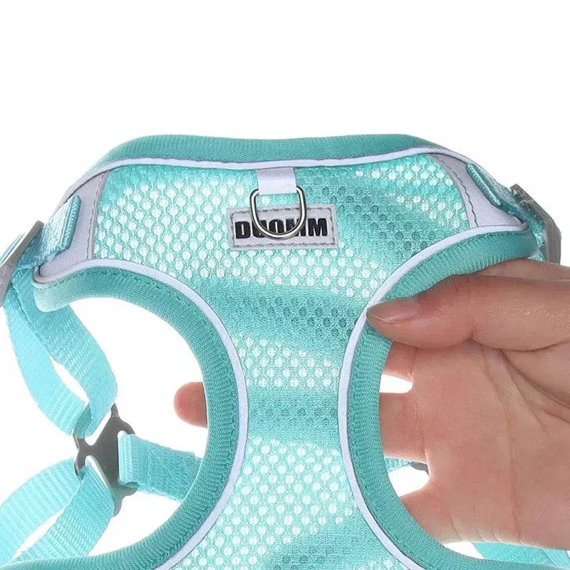 Dog Harness Leash for Small Medium Chest Strap Reflective