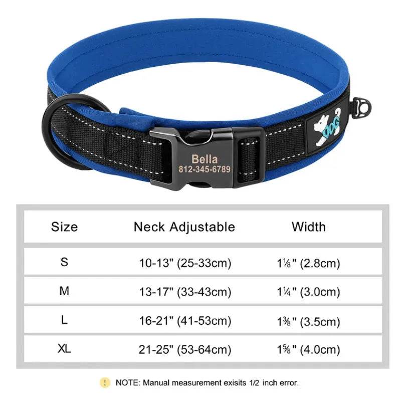Reflective Personalized Dog Collar | Engraved ID