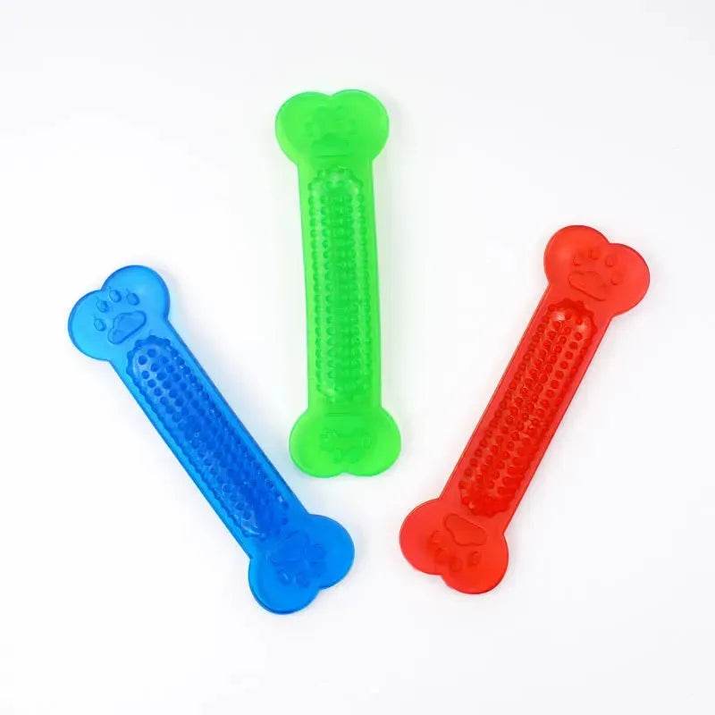 Durable Rubber Bone Toy for Aggressive Chewers