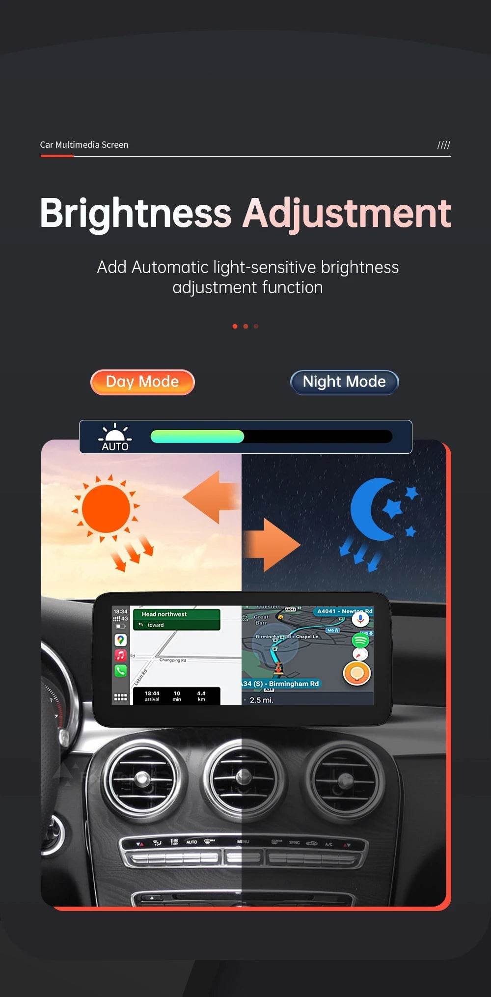 Wireless CarPlay & Android Auto for Mercedes-Benz W205 W176