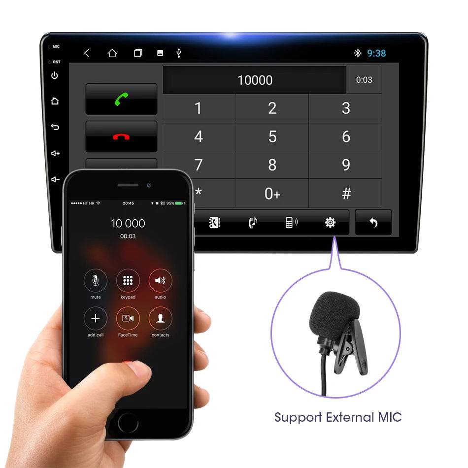 Android 12 Car Radio for Nissan Kia Honda Toyota VW