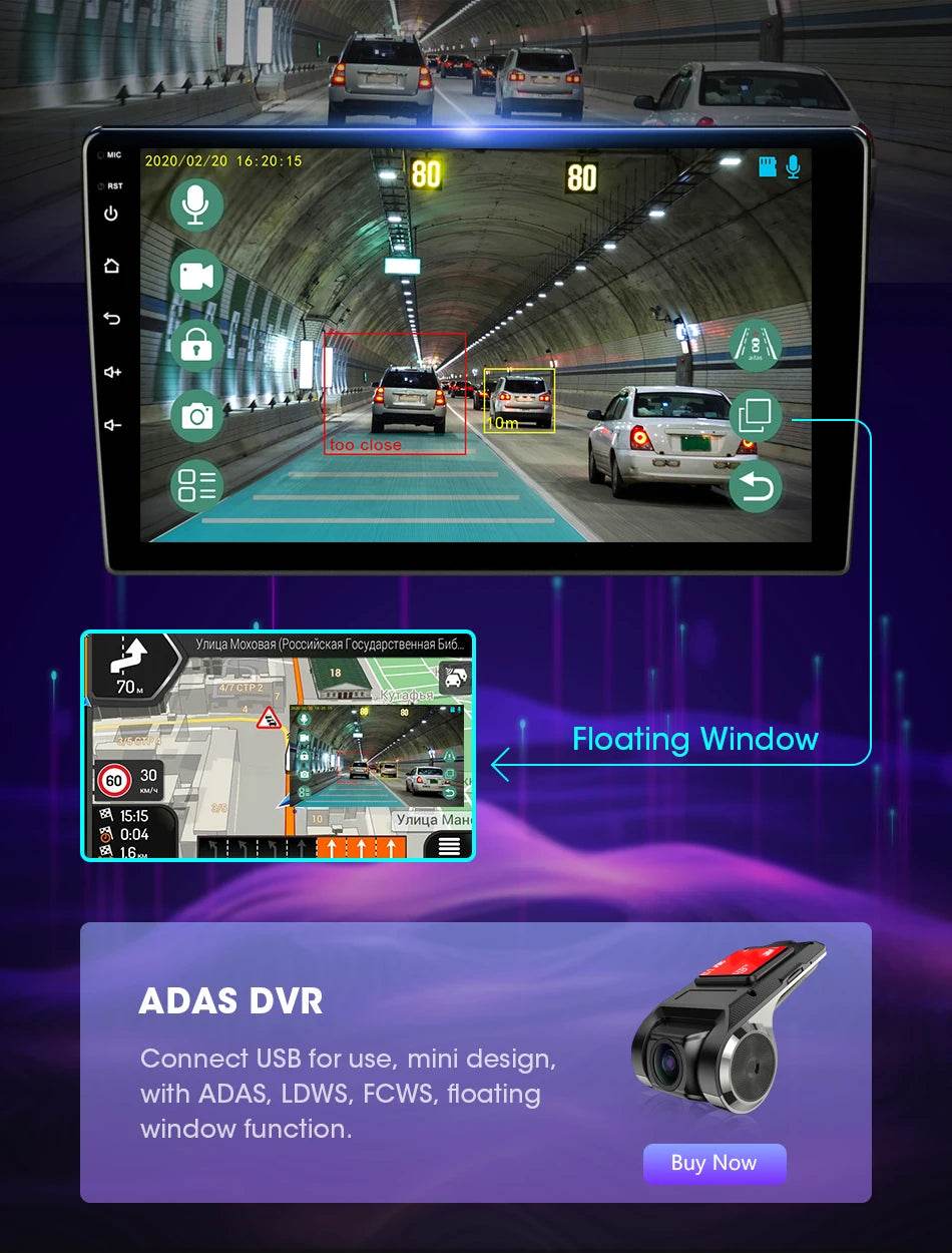 Android 12 Car Radio for Nissan Kia Honda Toyota VW