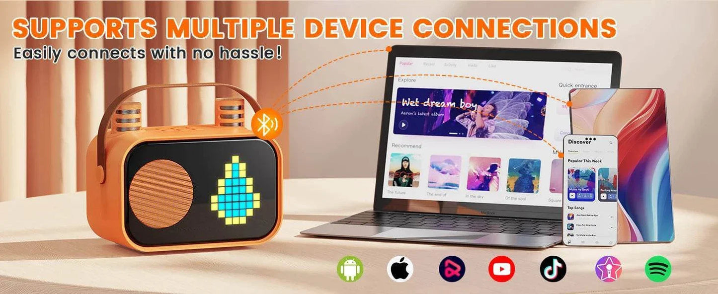Mini Karaoke Machine for Kids