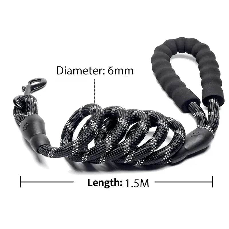 Strong Dog Leash Pet Leashes Reflectiv For Big Small Medium