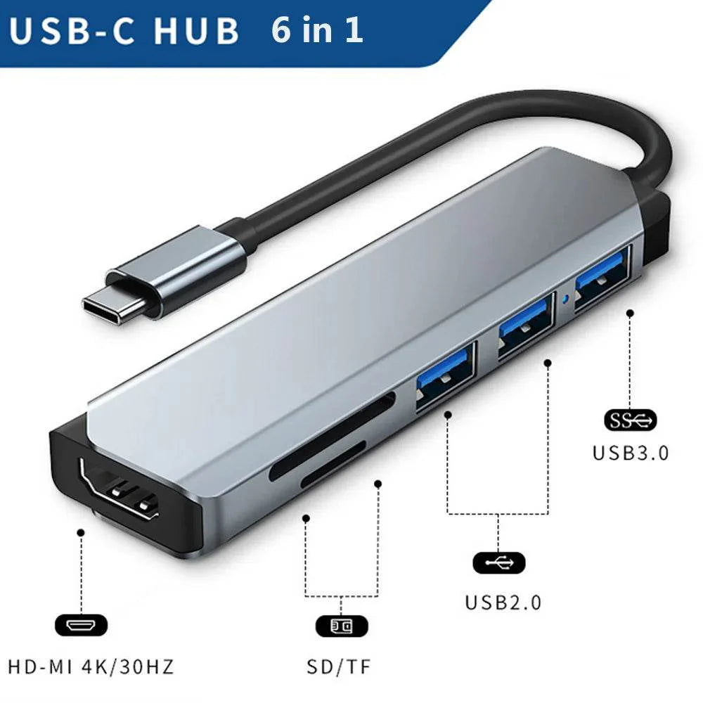 USB Hub 3.0 Splitter Multiport Adapter 4K HDMI 4/5/6/8/11