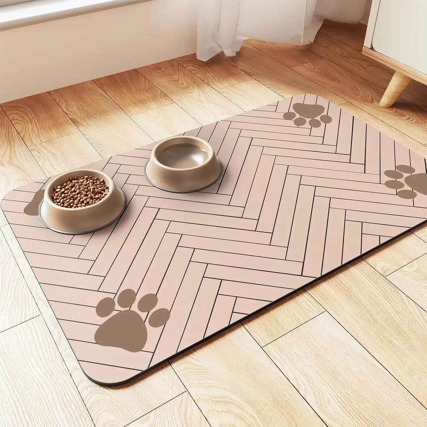 Dog Cat Food Mat - Durable Feeding Mats