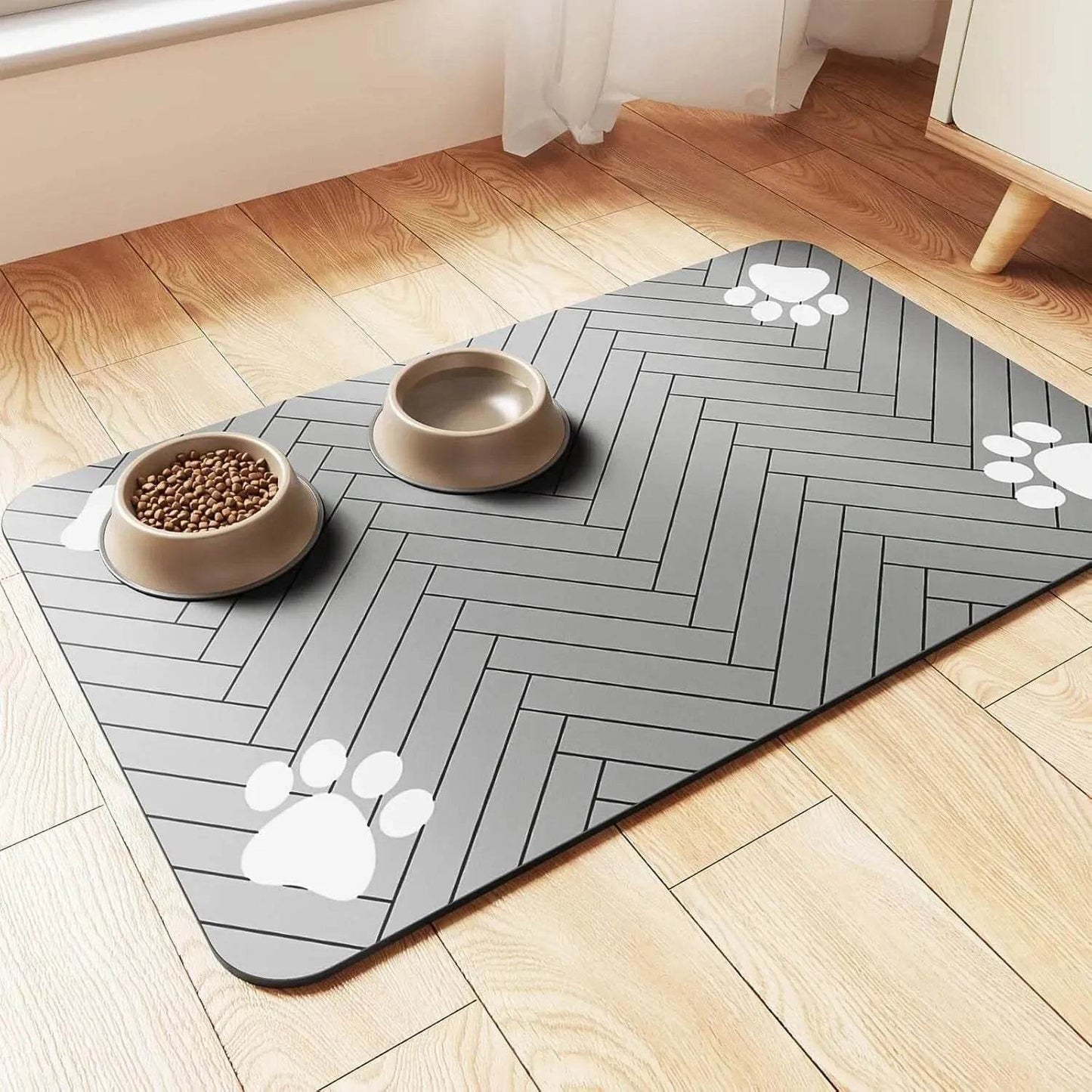 Dog Cat Food Mat - Durable Feeding Mats