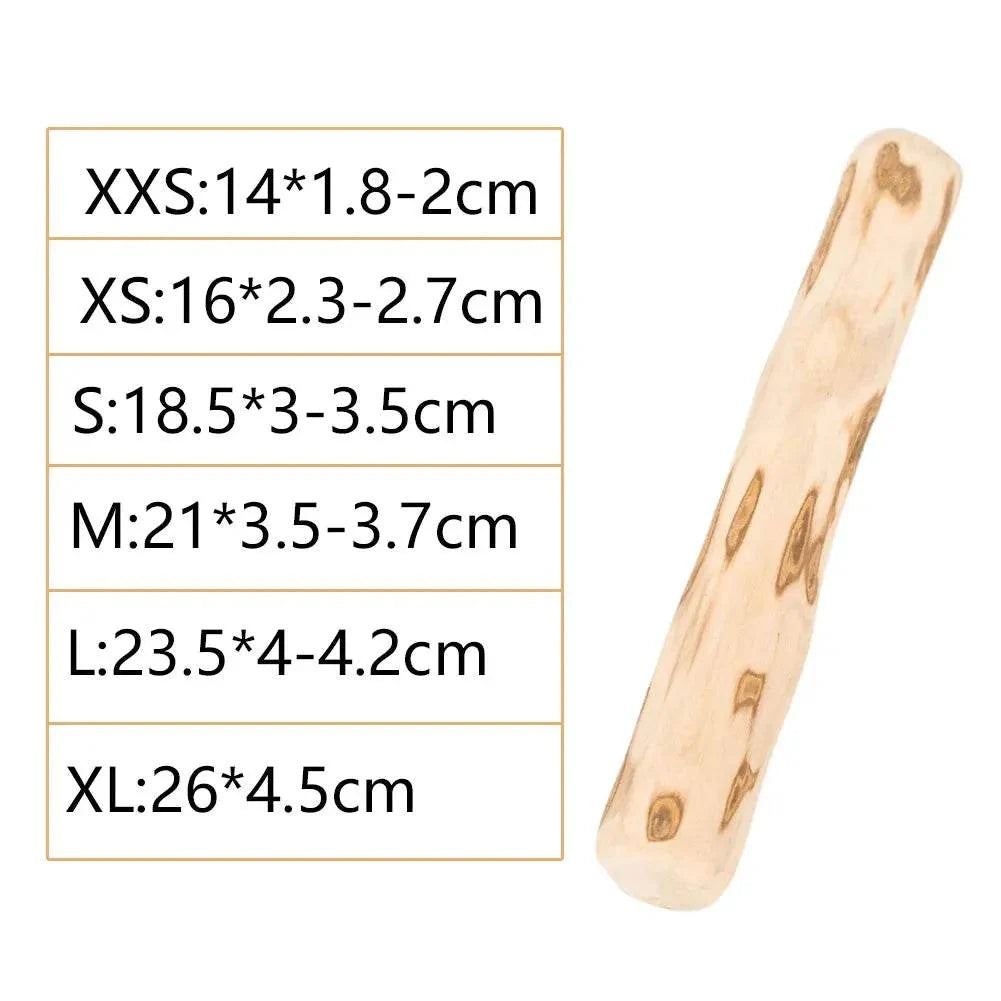 Natural Coffee Wood Dog Chew Toy | Mumbies