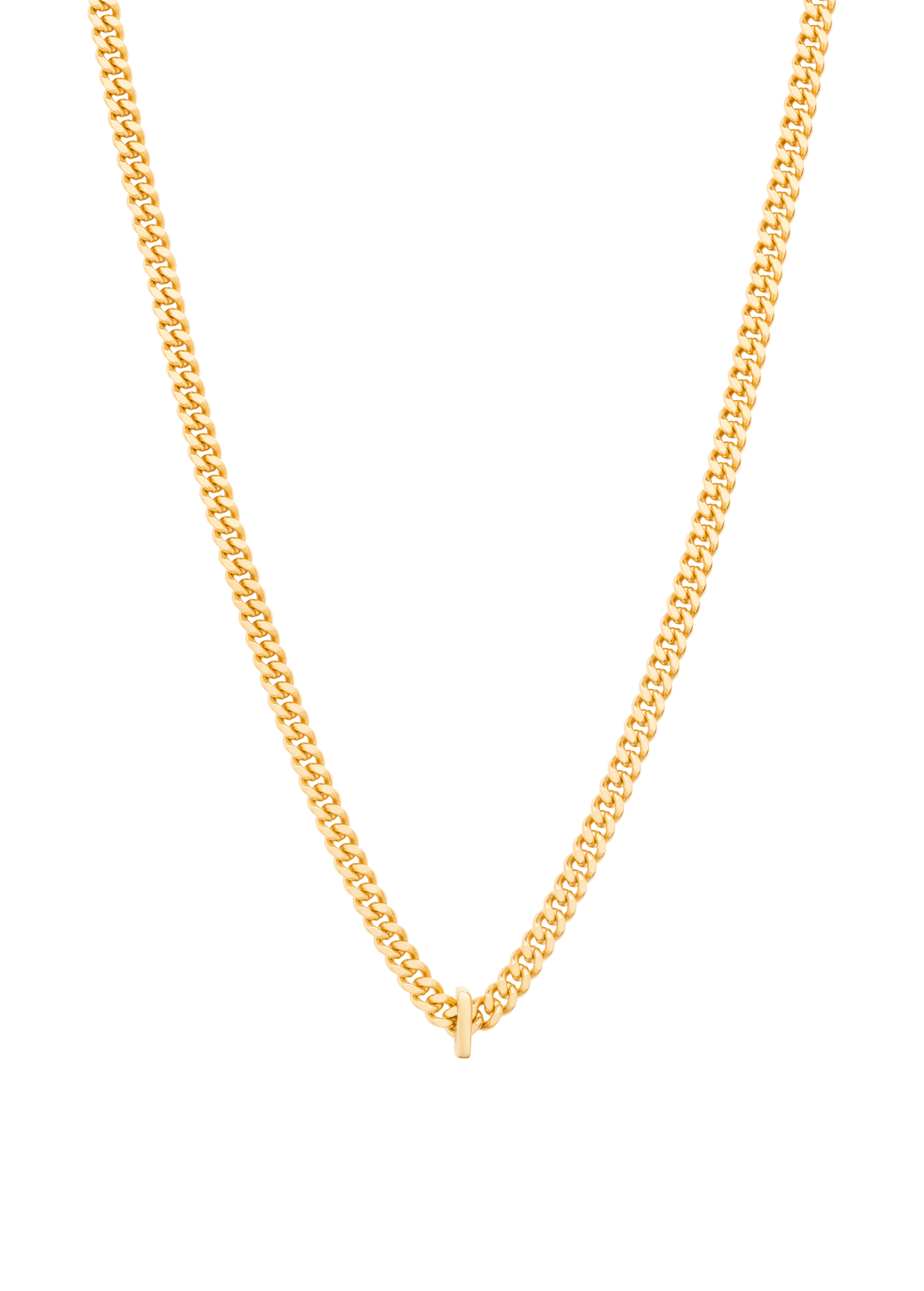 alphabet necklace with pendant I