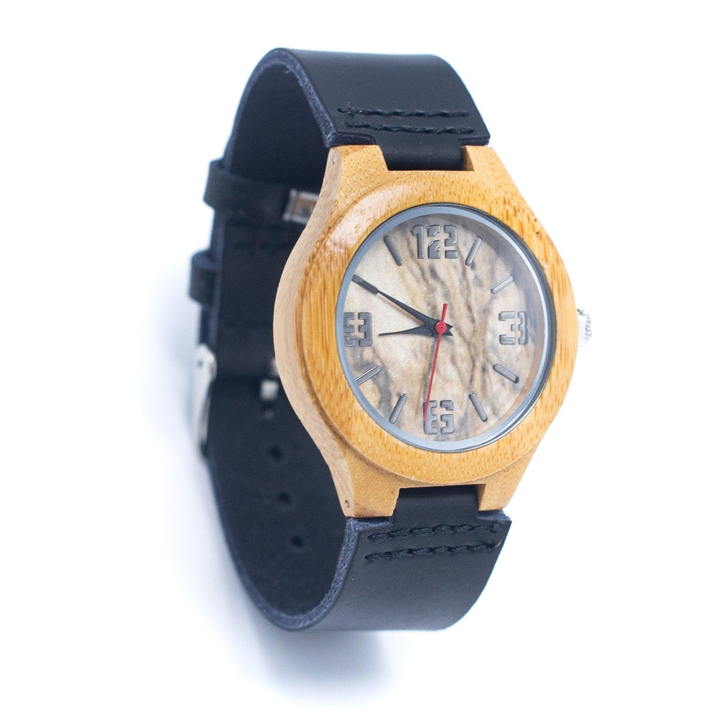 Bamboo Watch Eco Natural Leather Strap WA - 327 - Shop The Shop