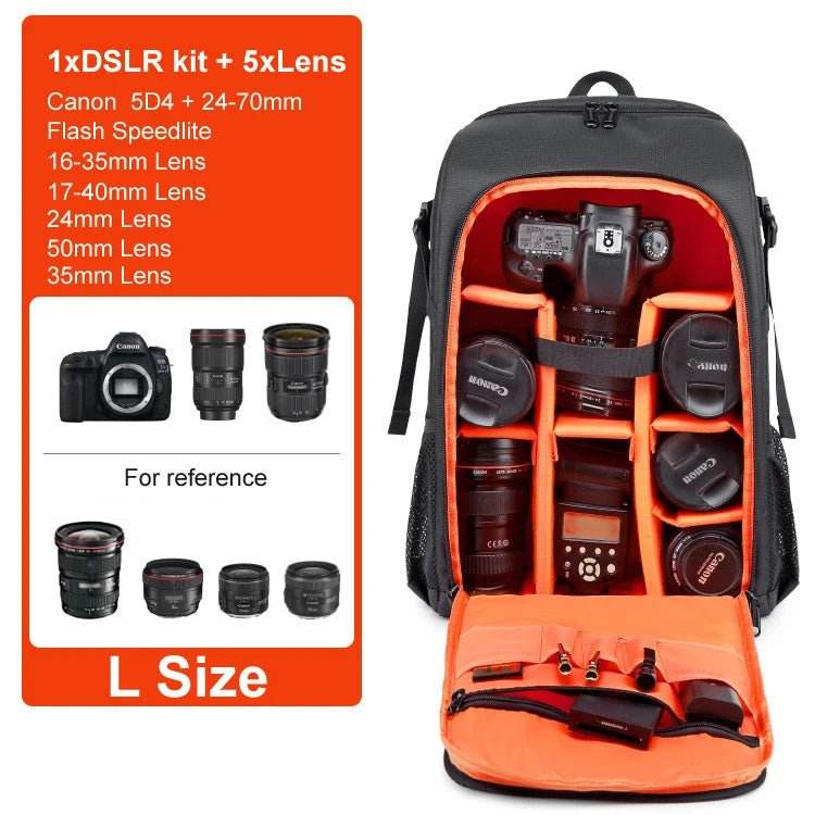 Big Capacity Waterproof Camera Backpack | ightpro TS39