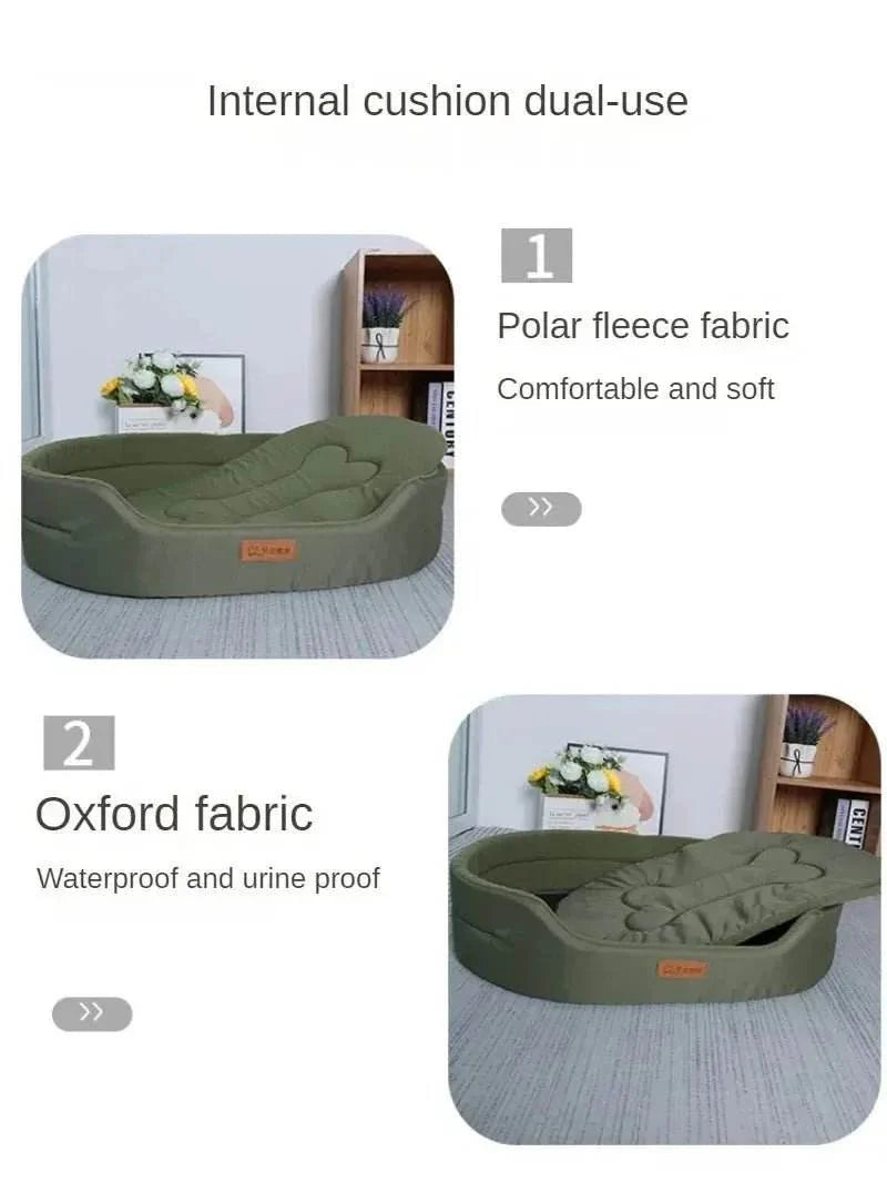 Fluffy Dog Cushions & Beds for Large Pets