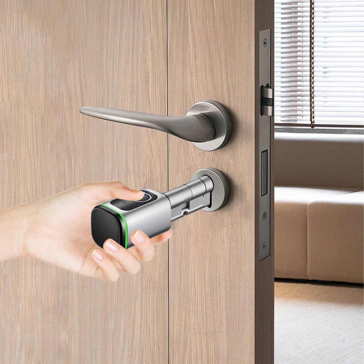 E-cylinder fingerprint - Electronic Door Lock W|Fingerprint