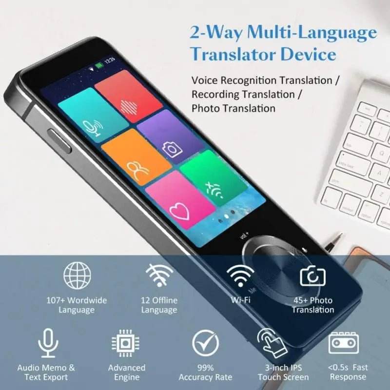 M9 Language Translator Device - 107 Languages Supported