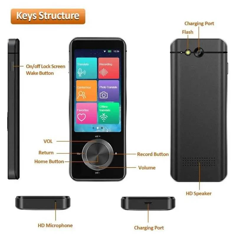 M9 Language Translator Device - 107 Languages Supported