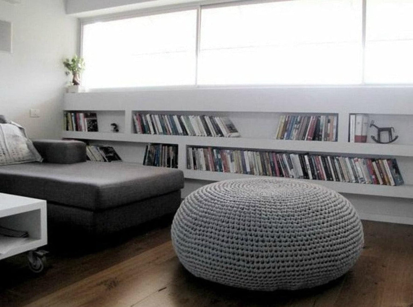Extra Large Ottoman Coffee Table - Pure White