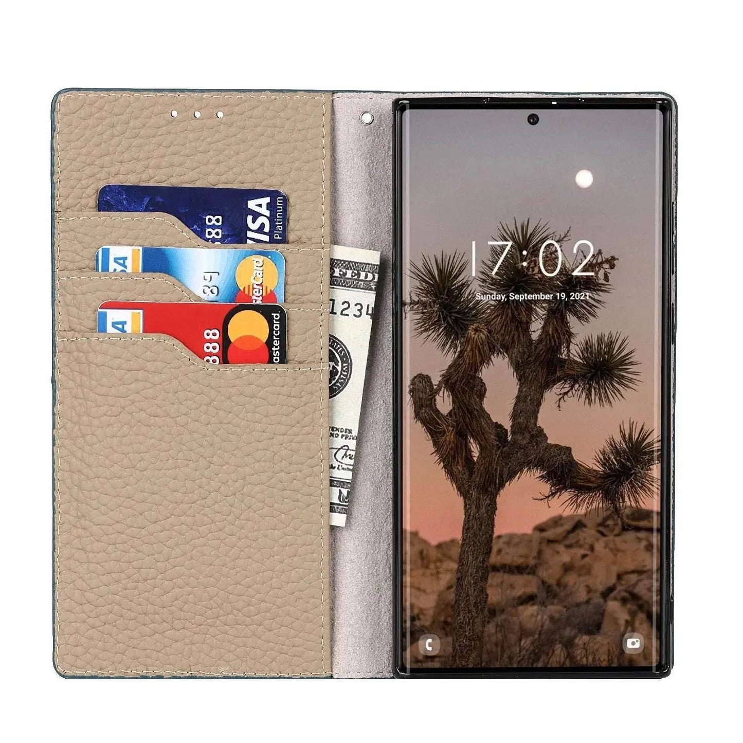 Loja Manuel Coelho Litchi Texture Phone Case for S24 Ultra