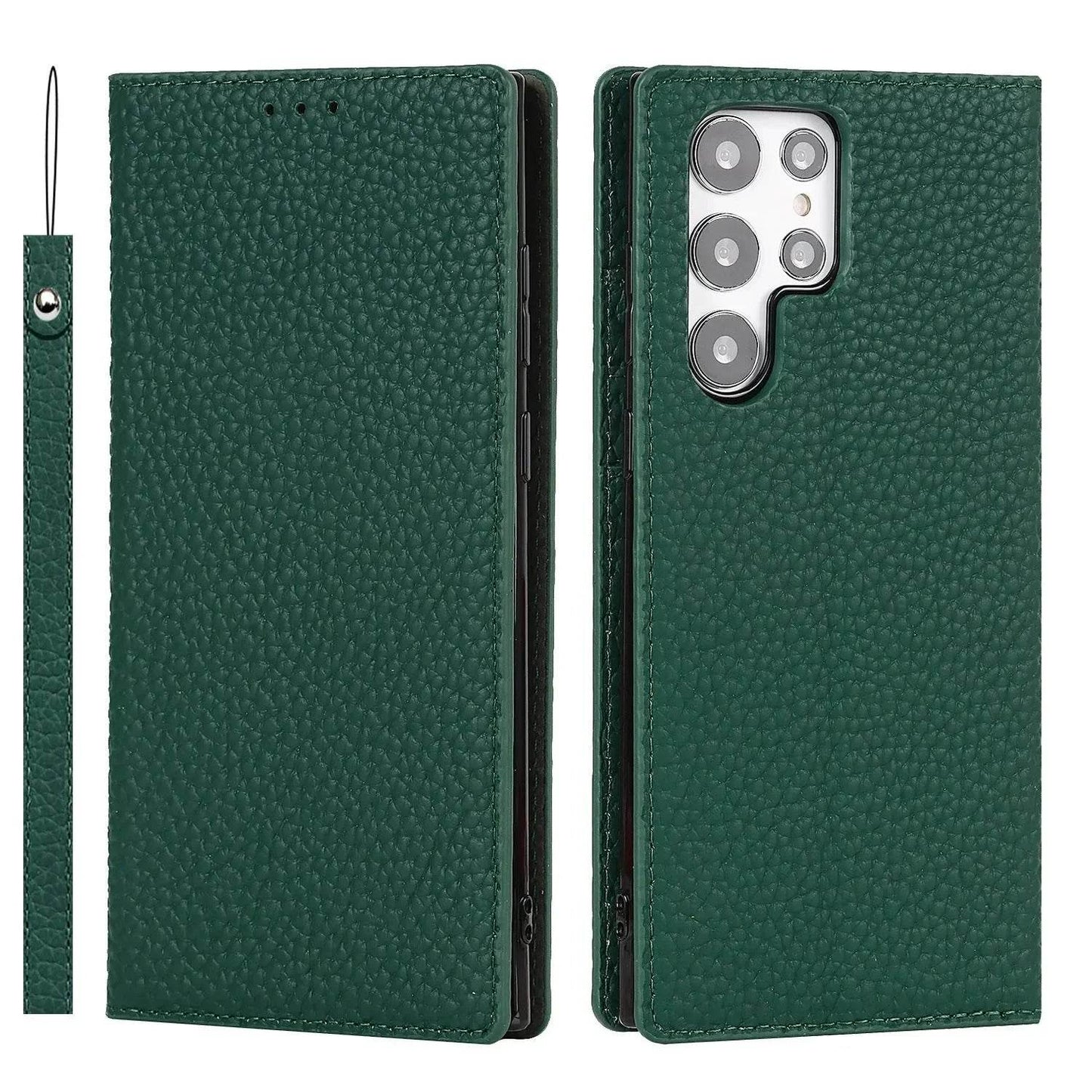 Loja Manuel Coelho Litchi Texture Phone Case for S24 Ultra