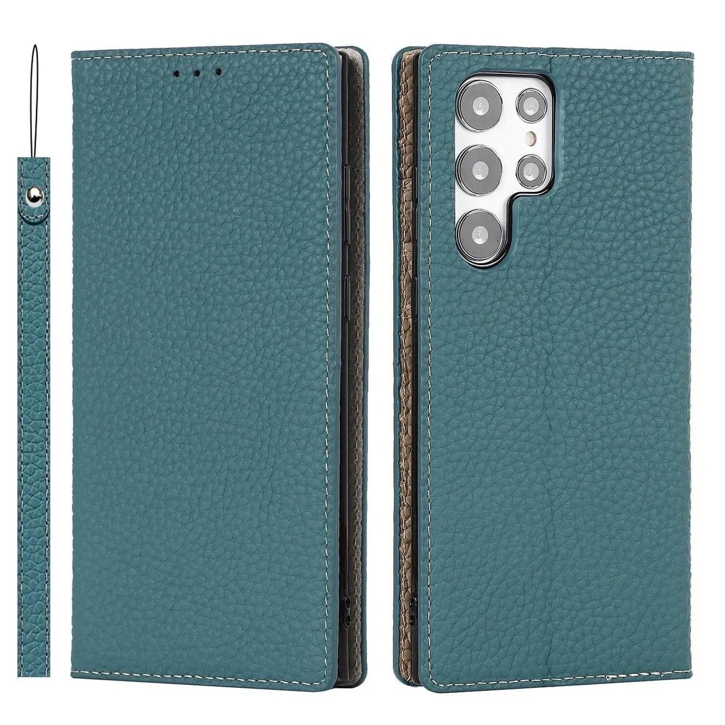 Loja Manuel Coelho Litchi Texture Phone Case for S24 Ultra