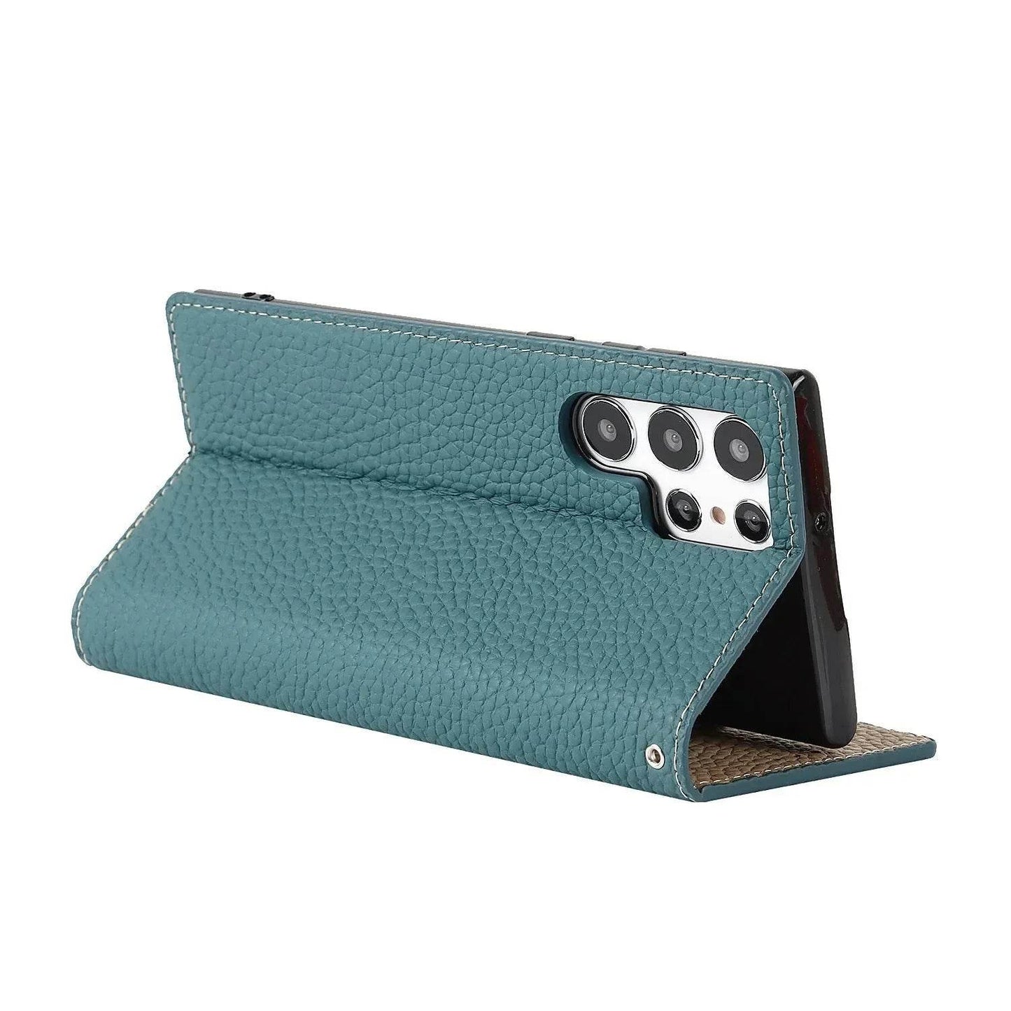 Loja Manuel Coelho Litchi Texture Phone Case for S24 Ultra