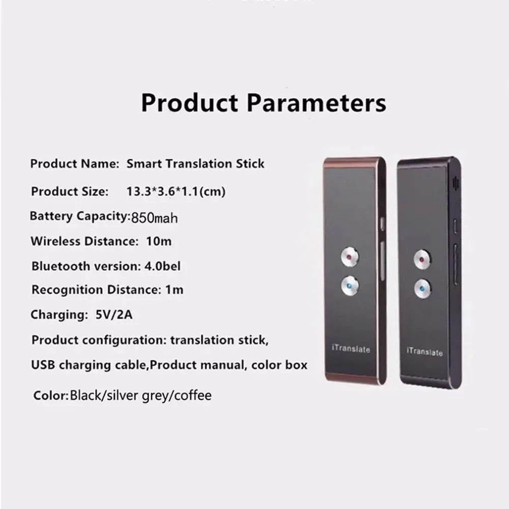 Loja Manuel Coelho Multilingual Travel Translator & Voice Recorder