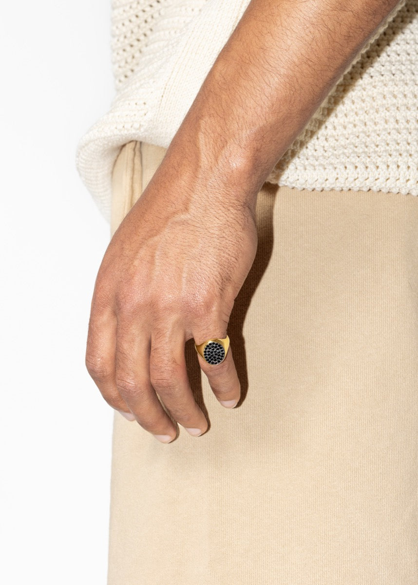 manu ring black