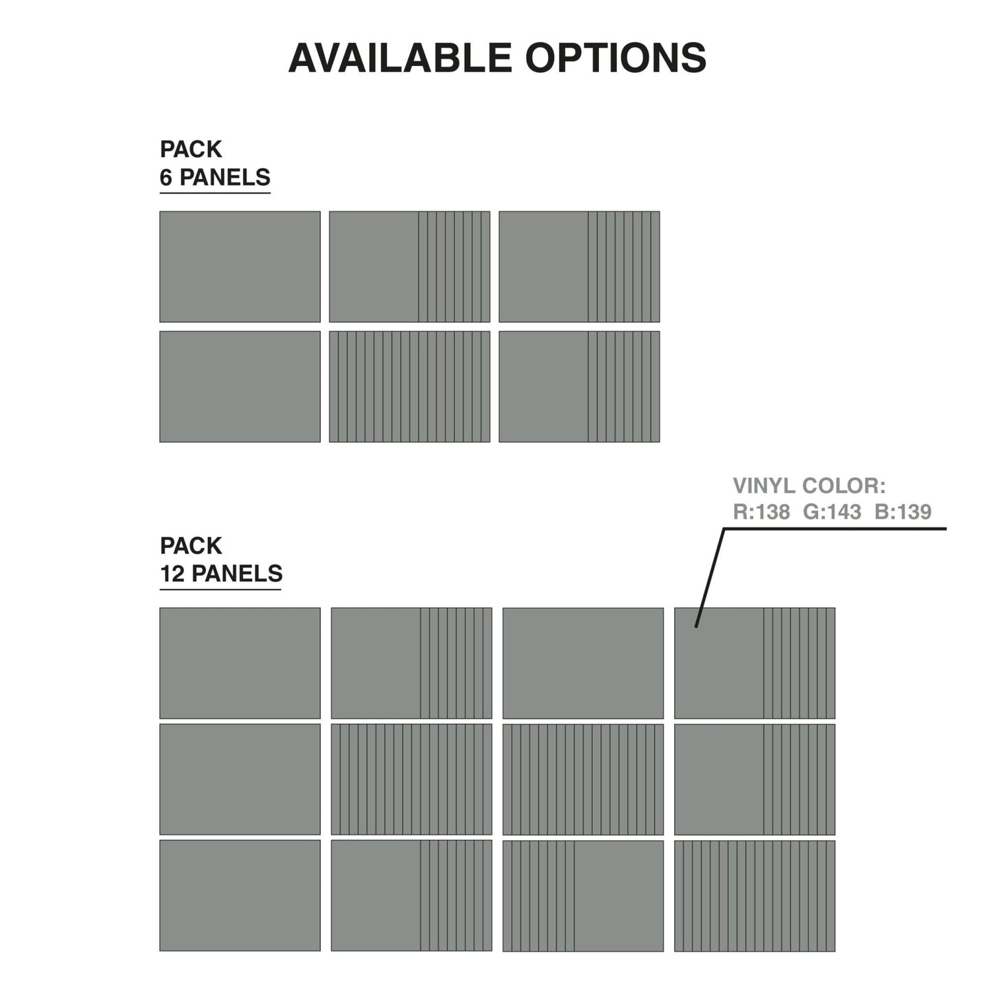 Middle Grey 3D Wall Panels - Shop The Shop