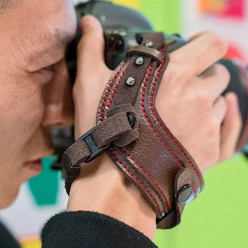 Premium Leather Wristband for Camera by Loja Manuel Coelho