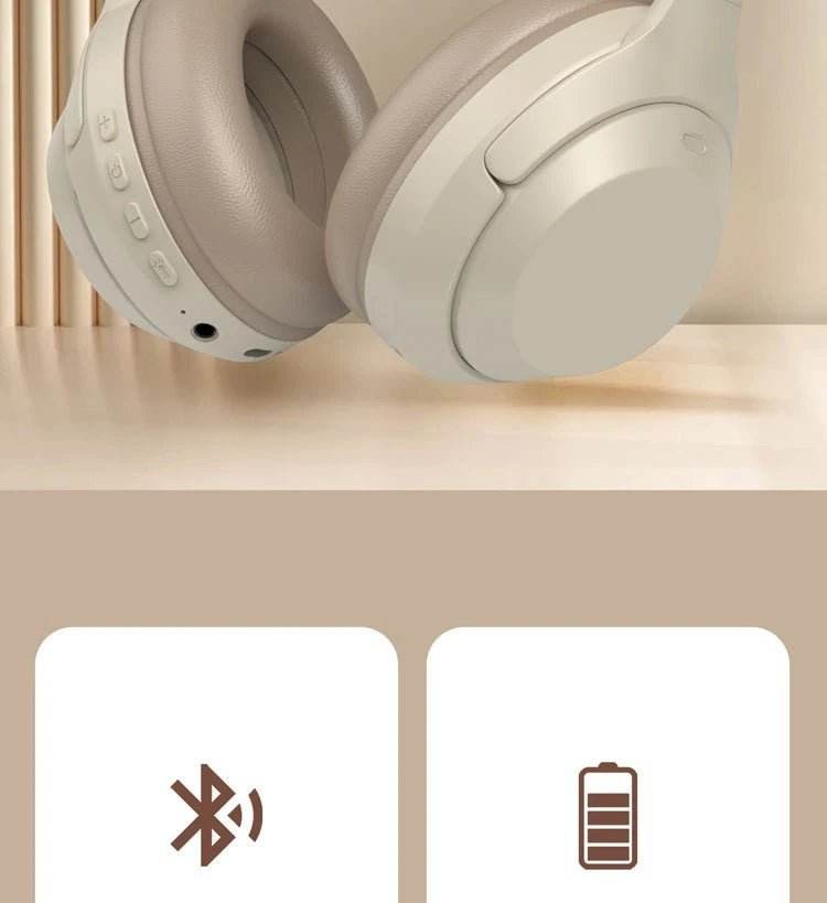 Subwoofer Gaming Wireless Bluetooth Headphones Over Ear HIFI Stereo