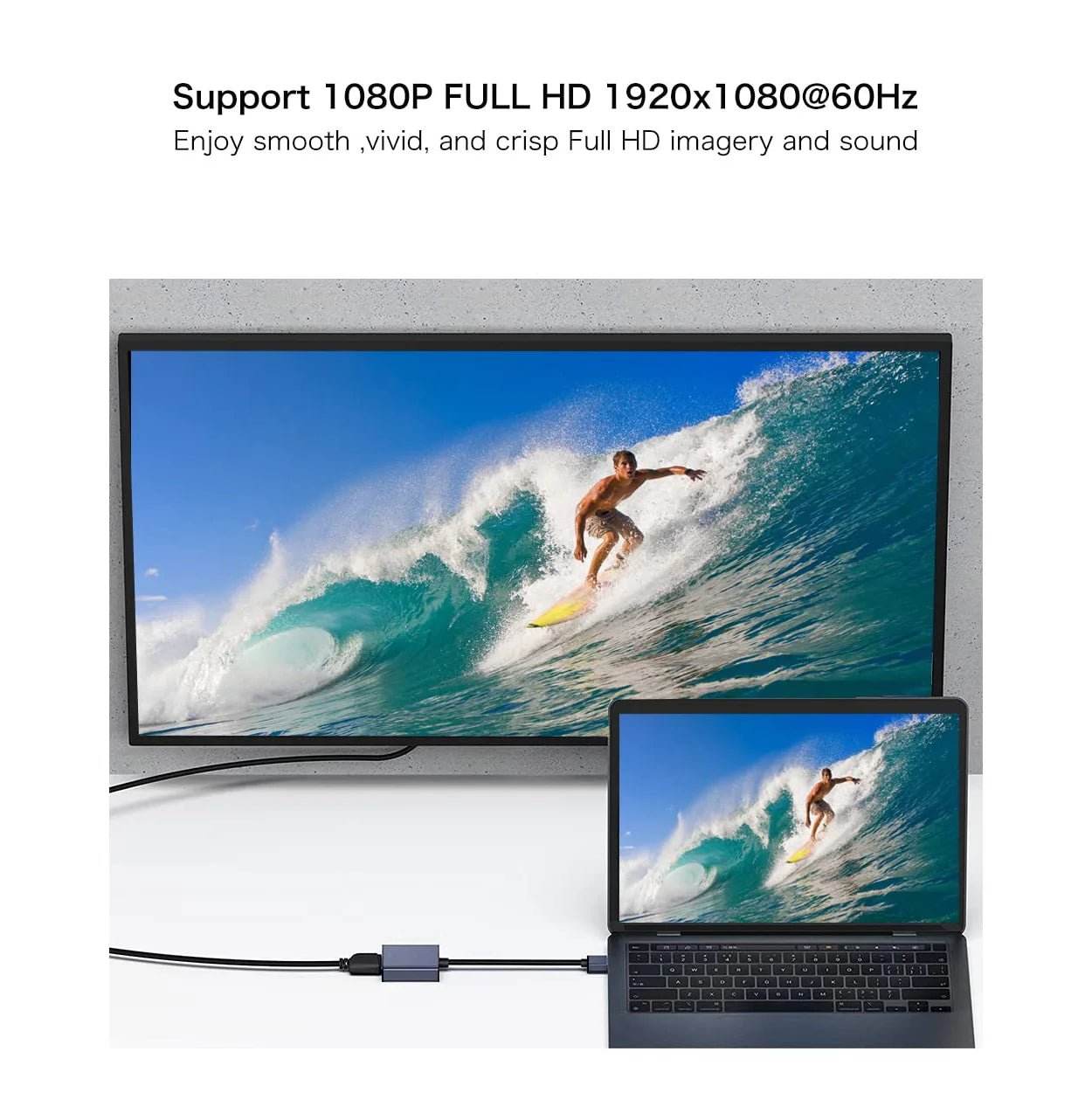 USB 3.0 to HDMI Adapter - 1080P Converter Cable