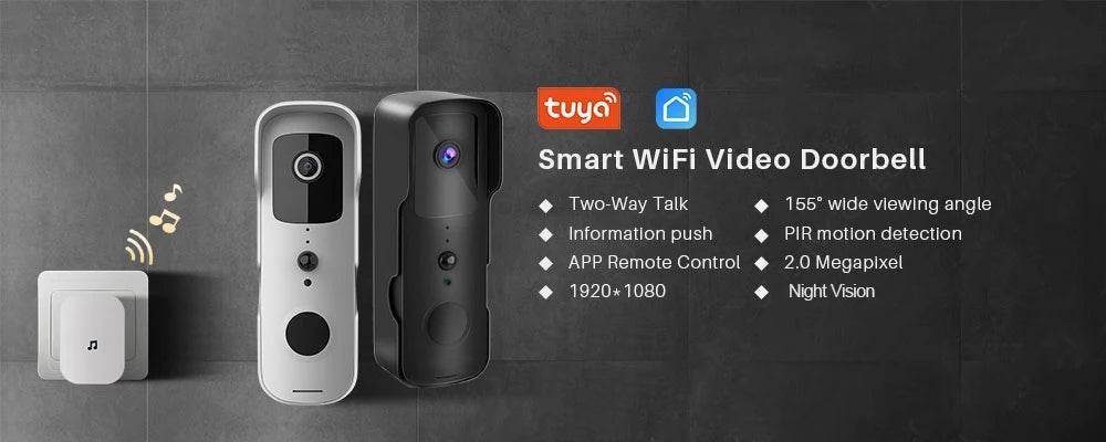 1080P WIFI Video Doorbell - Smart Wireless Security