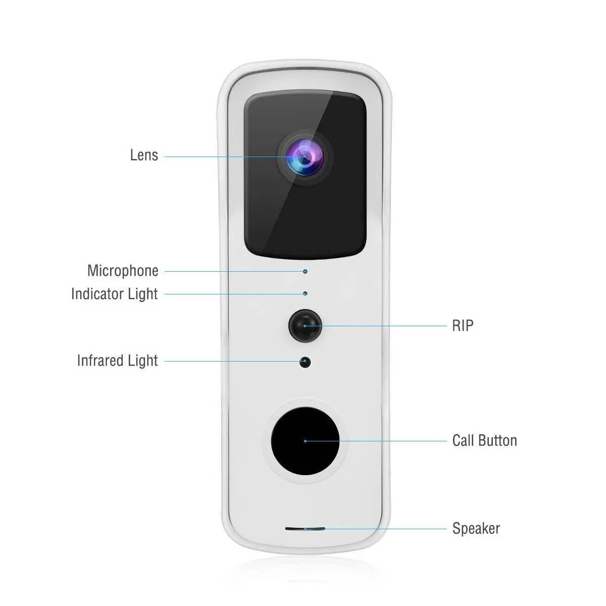 1080P WIFI Video Doorbell - Smart Wireless Security