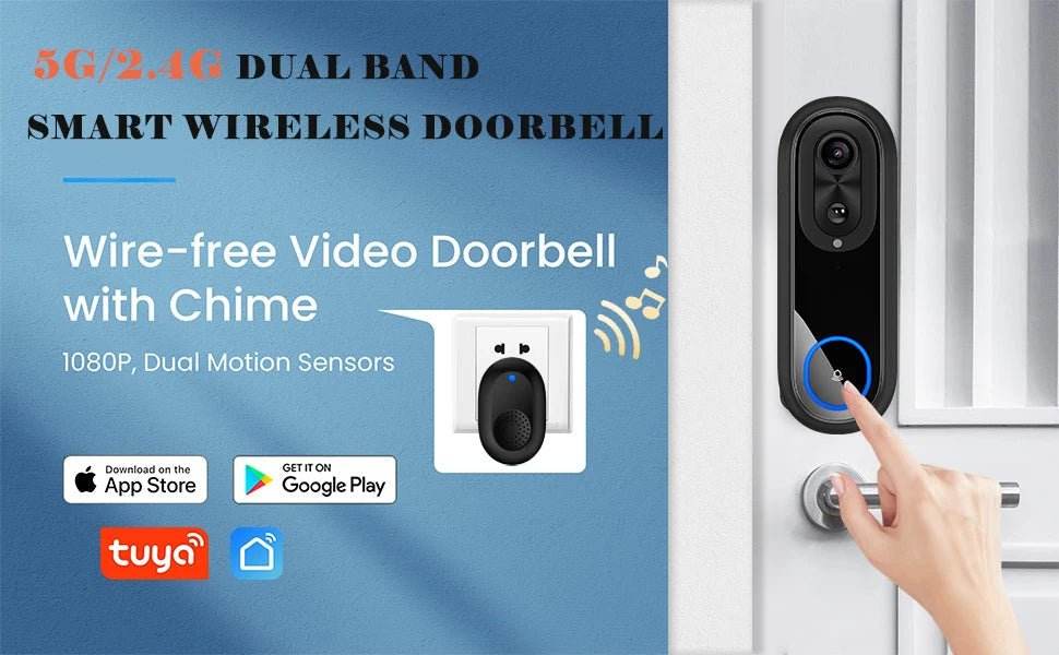 1080P WIFI Video Doorbell - Smart Wireless Security