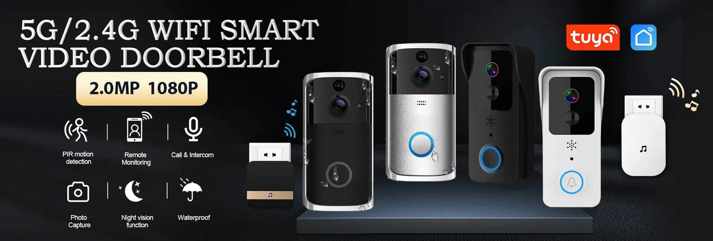 1080P WIFI Video Doorbell - Smart Wireless Security