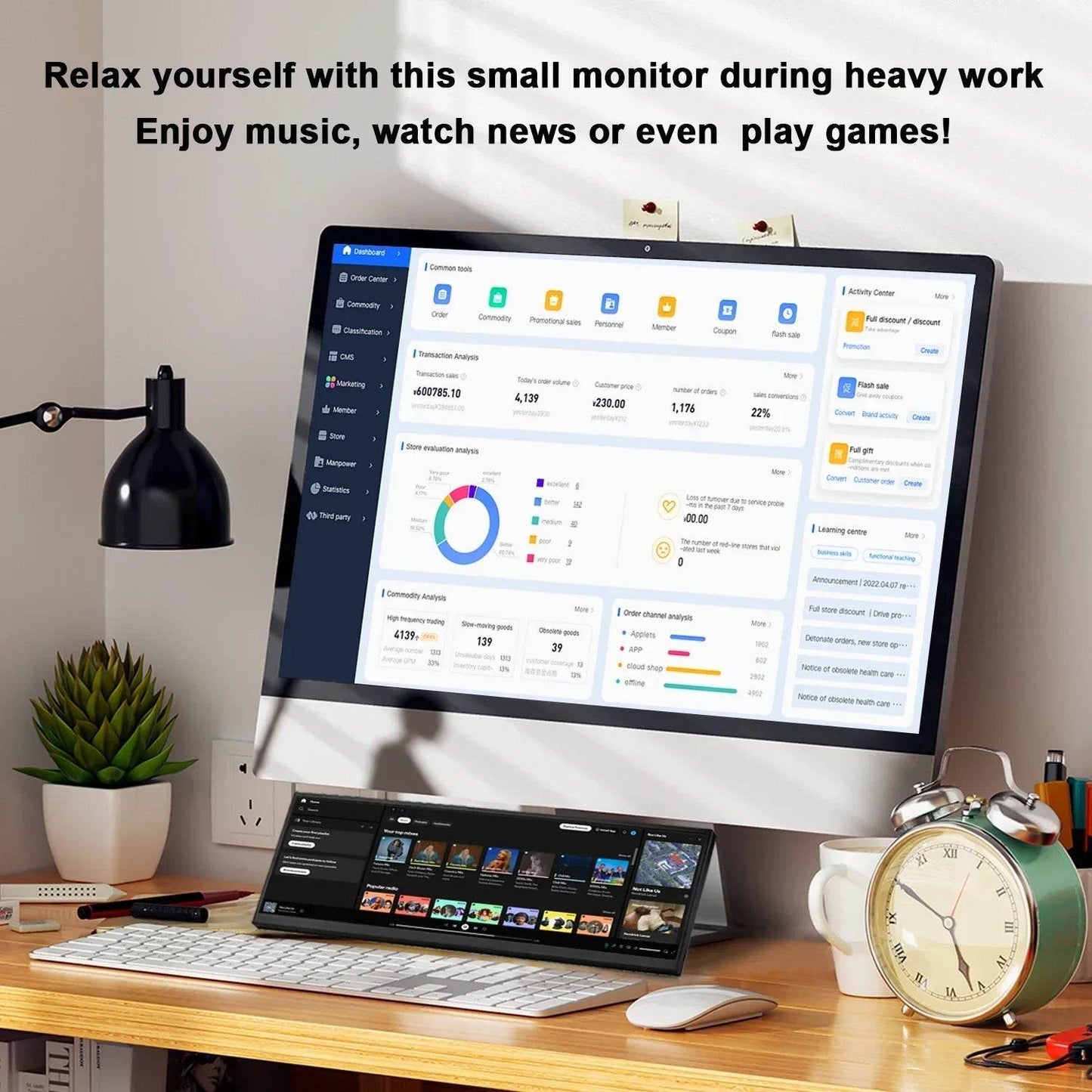 Portable 12.3/14.5 Inch Touch Monitor for PC