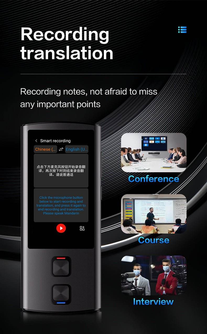 138 Language 2-Way Translator T17 with Voice & Photo