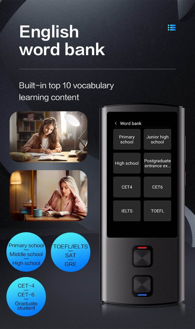138 Language 2-Way Translator T17 with Voice & Photo