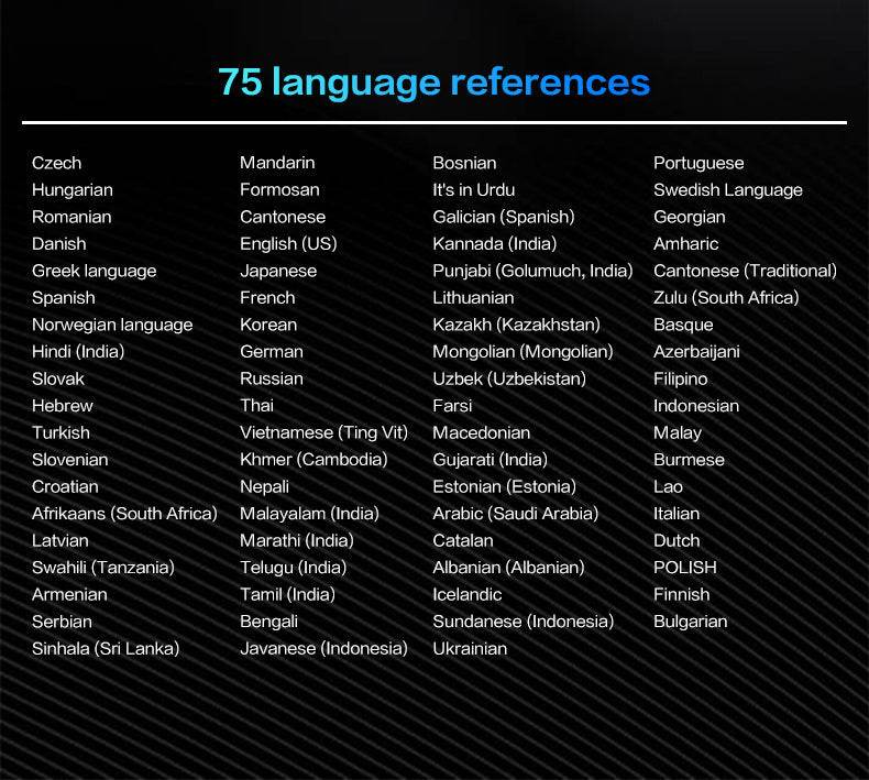 138 Language 2-Way Translator T17 with Voice & Photo