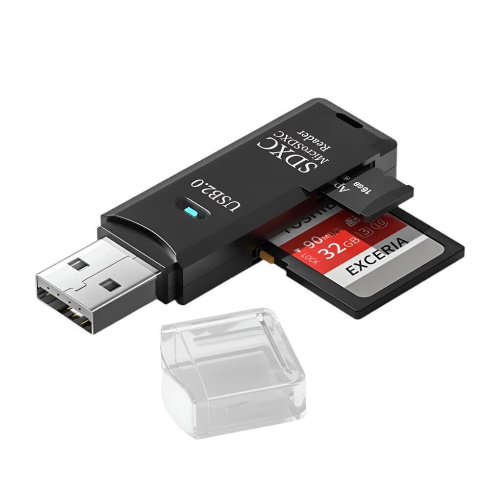 USB 3.0 Card Reader Micro TF & SD Compatible
