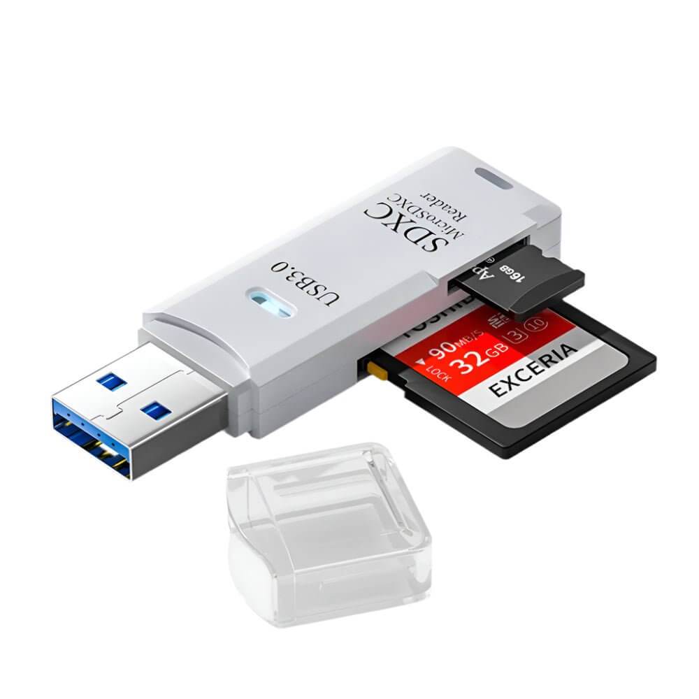 USB 3.0 Card Reader Micro TF & SD Compatible