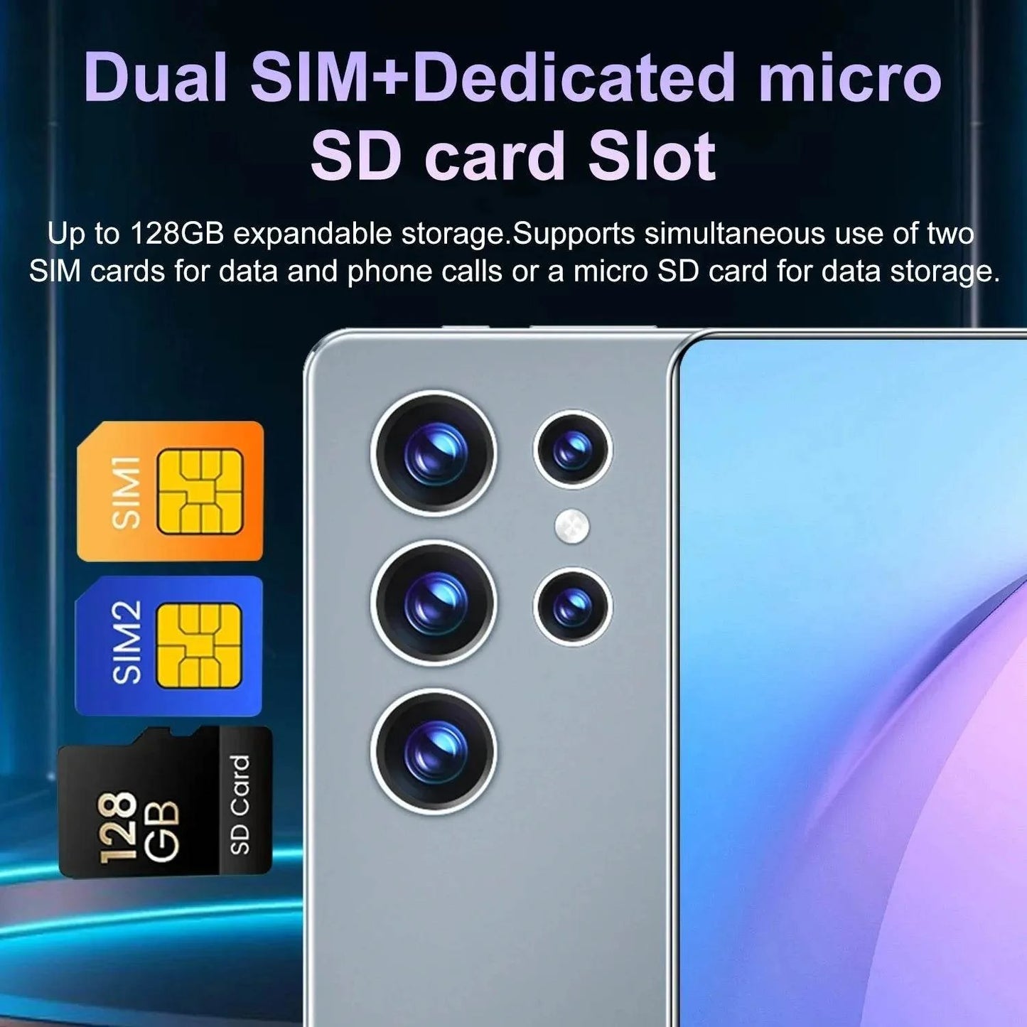 2025 5G New 10.36Inch Tablet Android 16GB RAM 1TB ROM Android 13.0 12000mAh