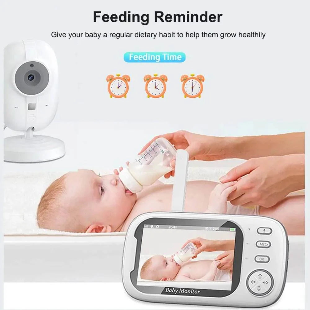 3.5" Video Baby Monitor with Night Vision & Audio
