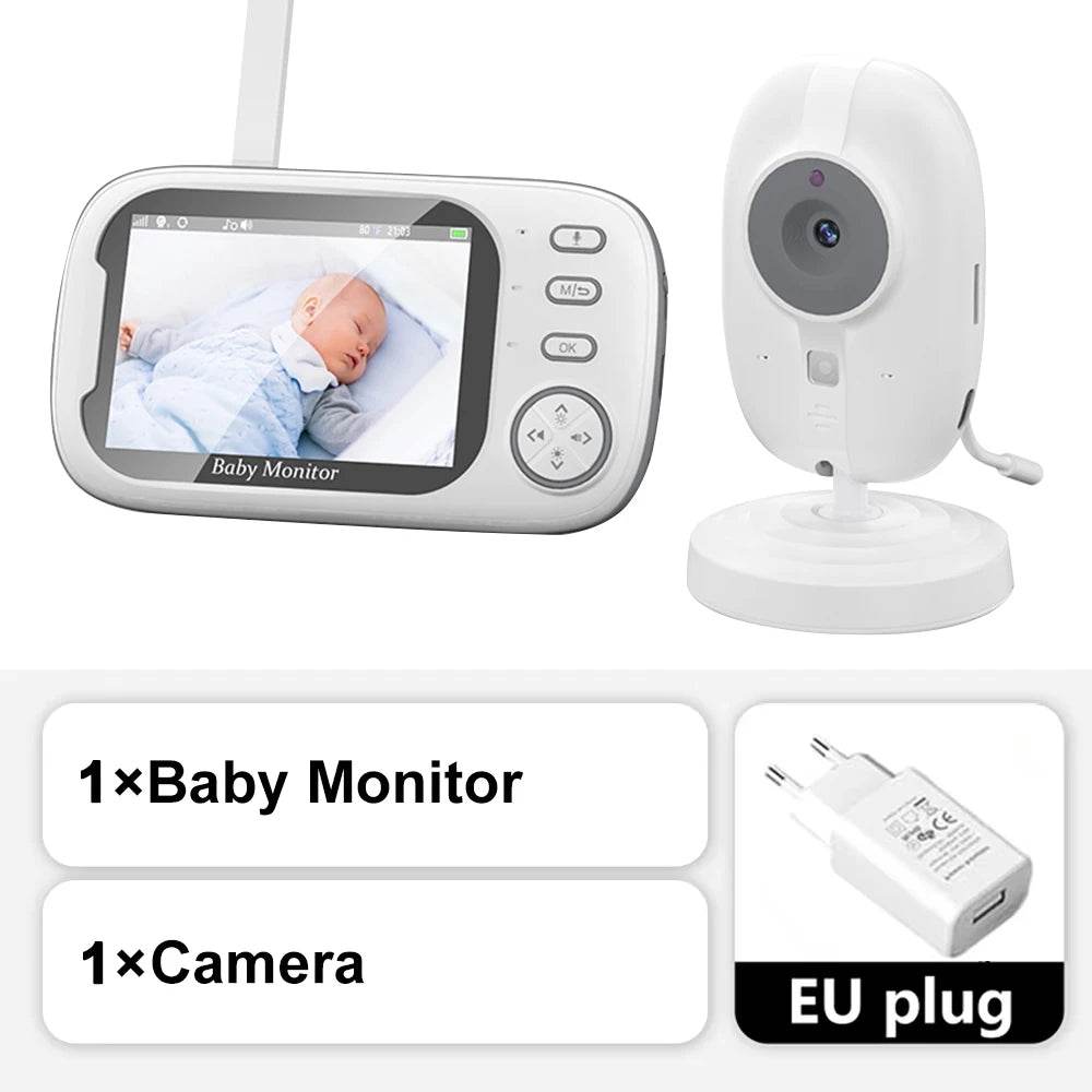 3.5" Video Baby Monitor with Night Vision & Audio