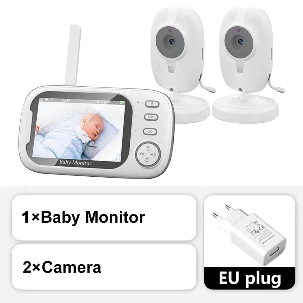 3.5" Video Baby Monitor with Night Vision & Audio