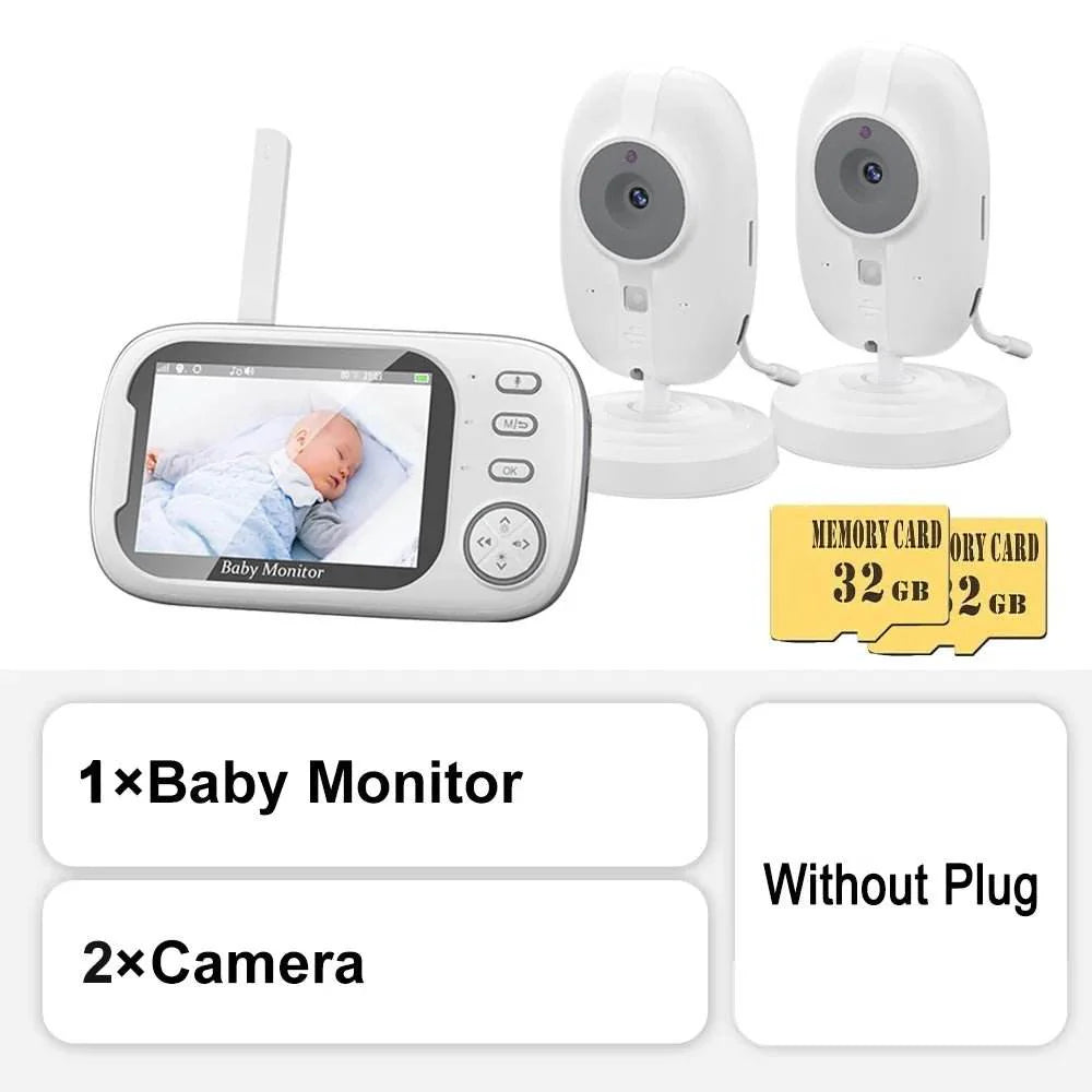 3.5" Video Baby Monitor with Night Vision & Audio