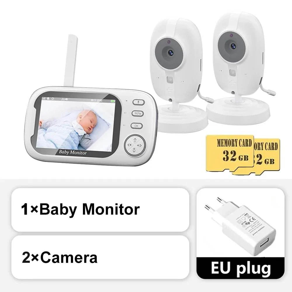 3.5" Video Baby Monitor with Night Vision & Audio